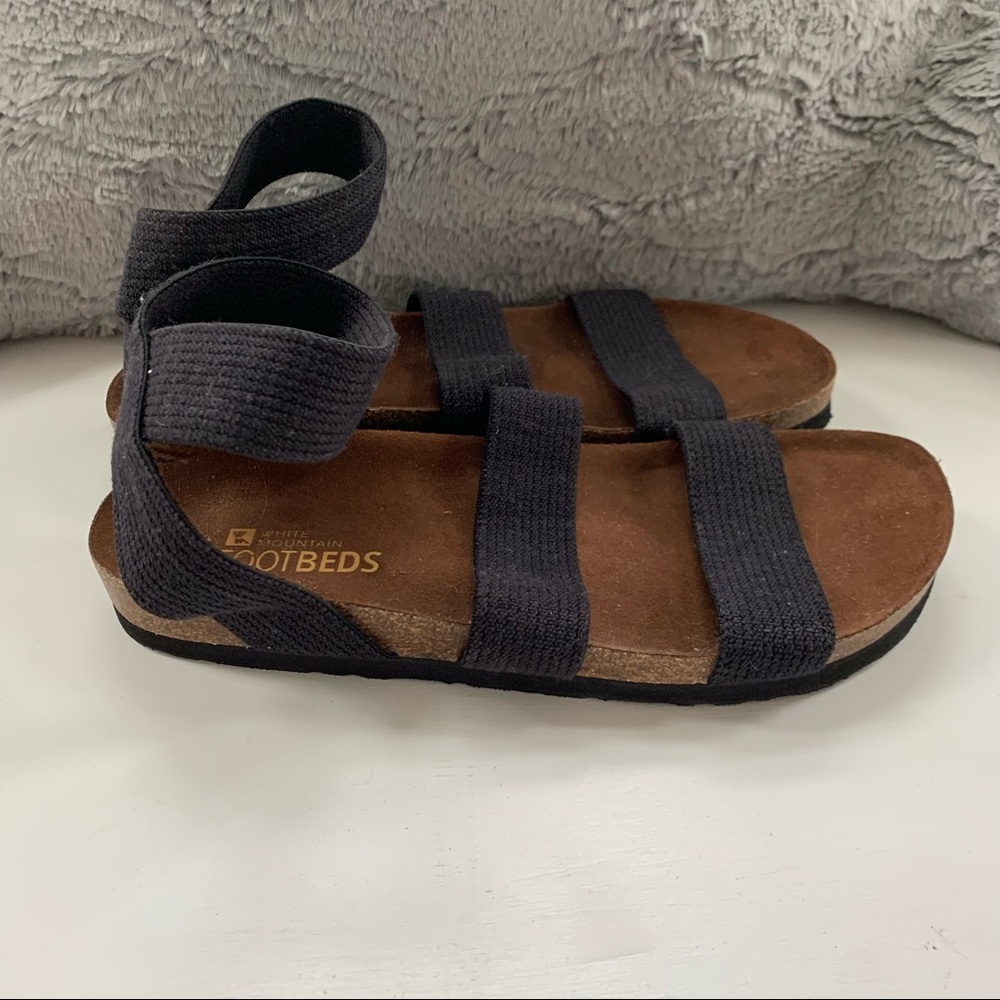 WOMENS FOOTBED BIRK-LIKE SANDALS